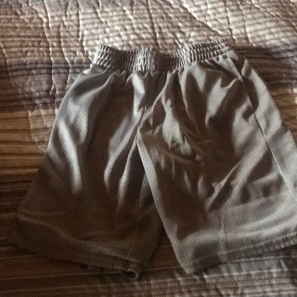 Silky grey shorts